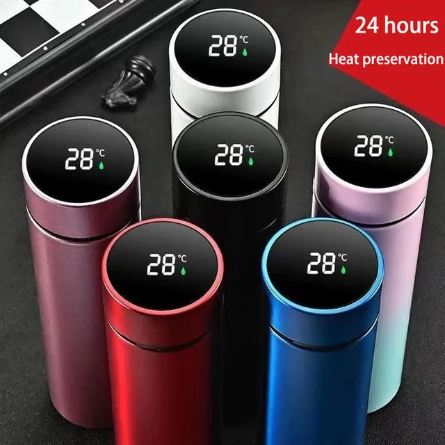 Bottiglia d'acqua termica con display touch 500ml