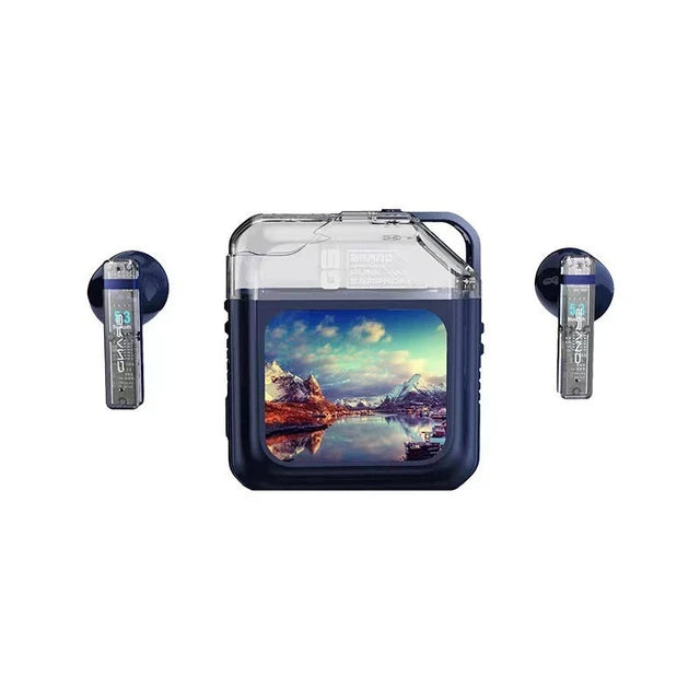 Auricolari LED Bluetooth 5.3 con Schermo a Colori