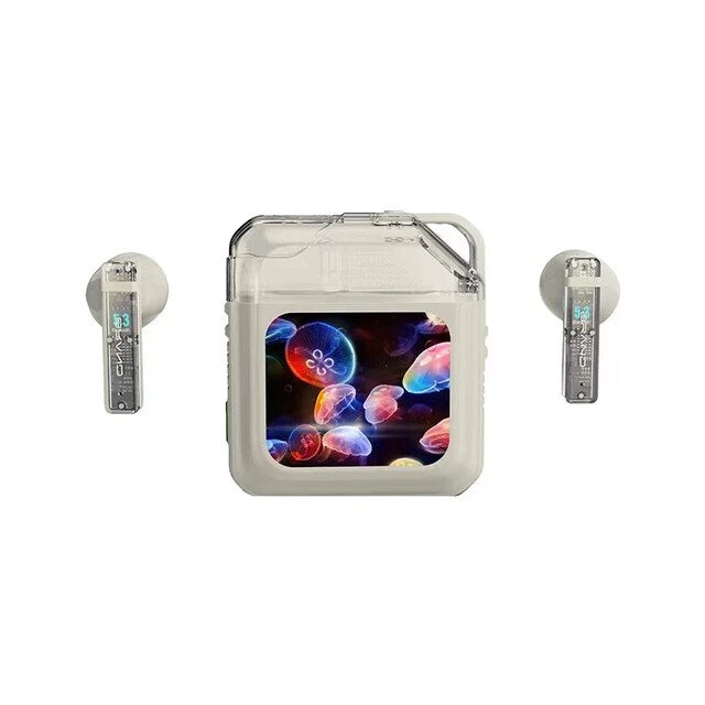 Auricolari LED Bluetooth 5.3 con Schermo a Colori
