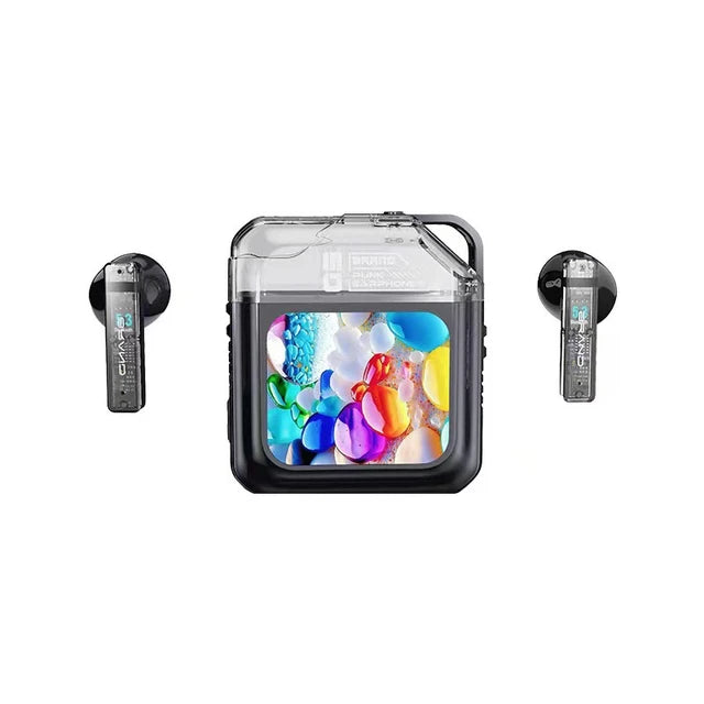 Auricolari LED Bluetooth 5.3 con Schermo a Colori