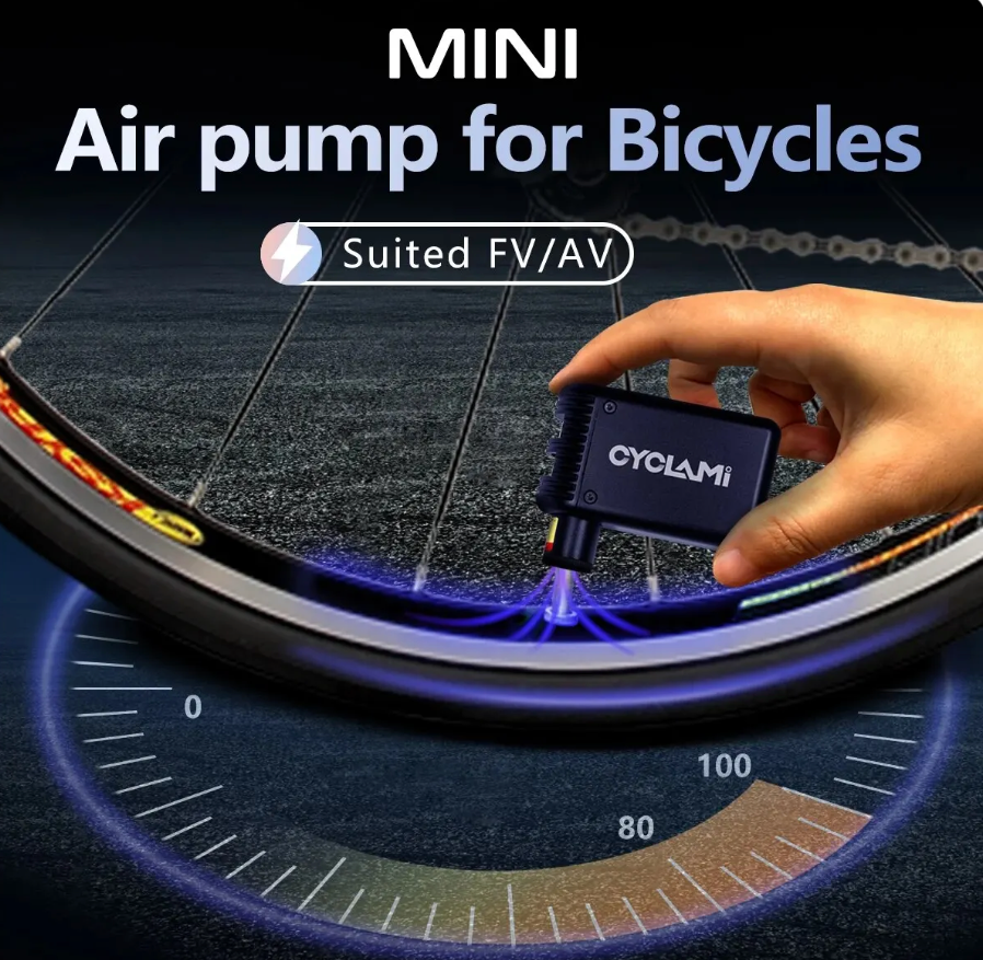 Mini Pompa ad Aria Elettrica Portatile per Bicicletta