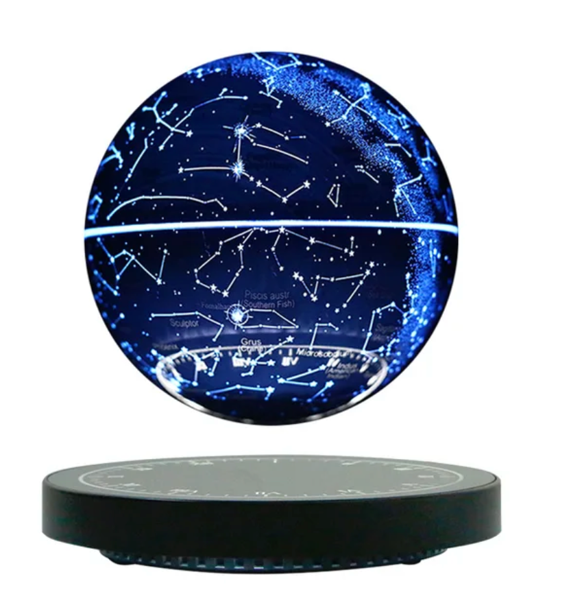 Lampada Fluttuante "Moon Constellation" - Levitazione Magnetica e LED per Atmosfera