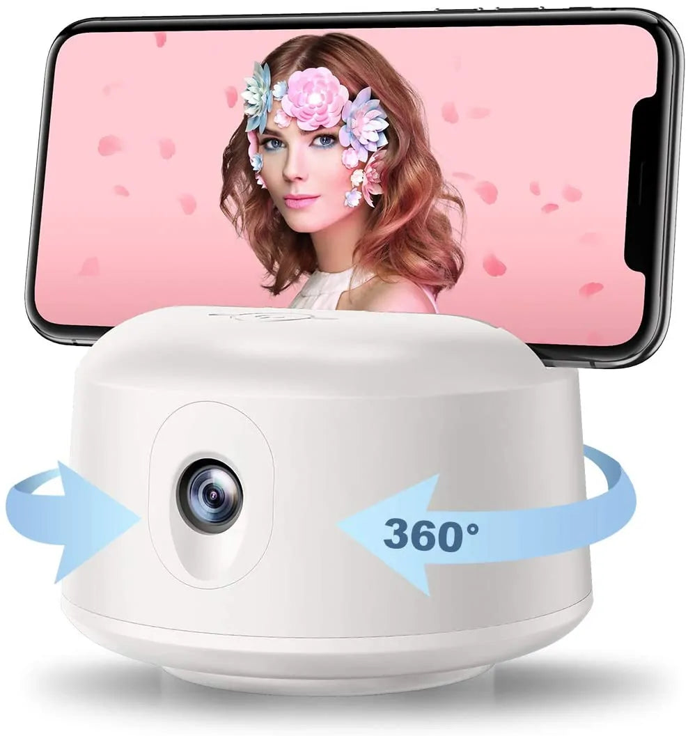 Supporto per telecamera con tracciamento automatico del volto a 360 gradi