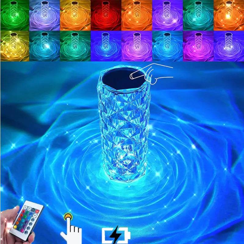 La Lampada da Tavolo Atmosferica Diamond Light
