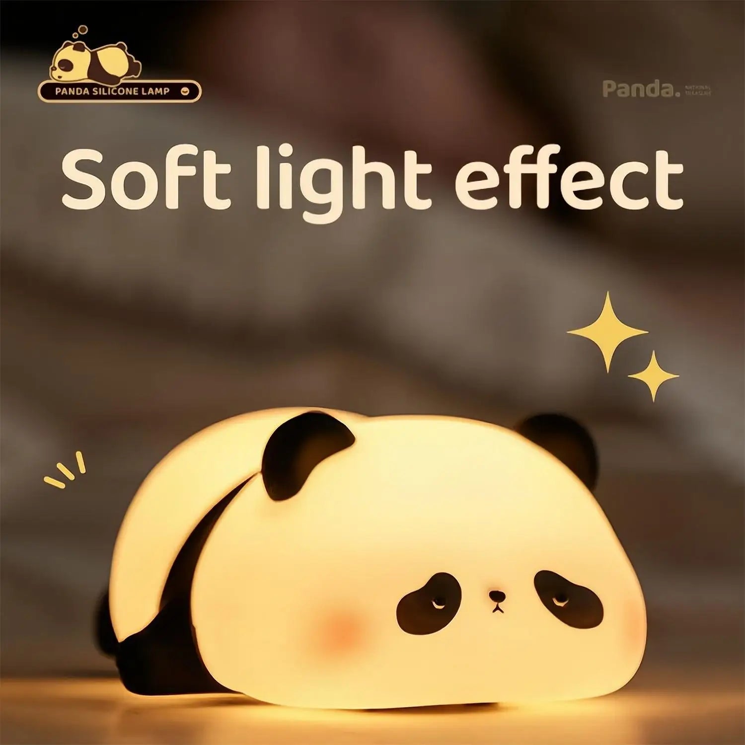 Simpatica lampada a forma di panda